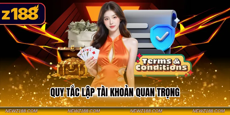 Quy tắc lập tài khoản quan trọng